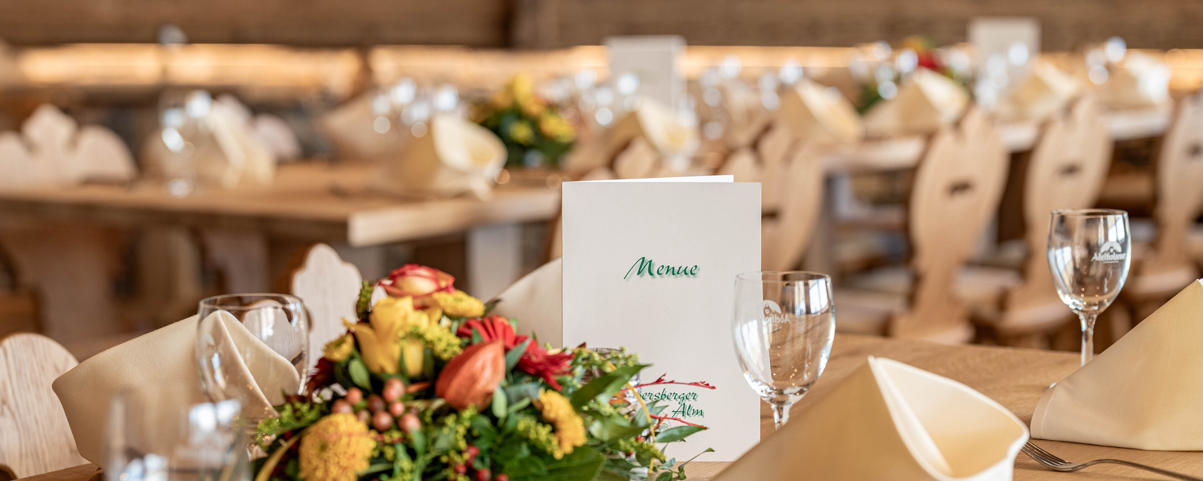 Hochzeiten, Familienfeste oder Feiern auf der Ebersberger Alm